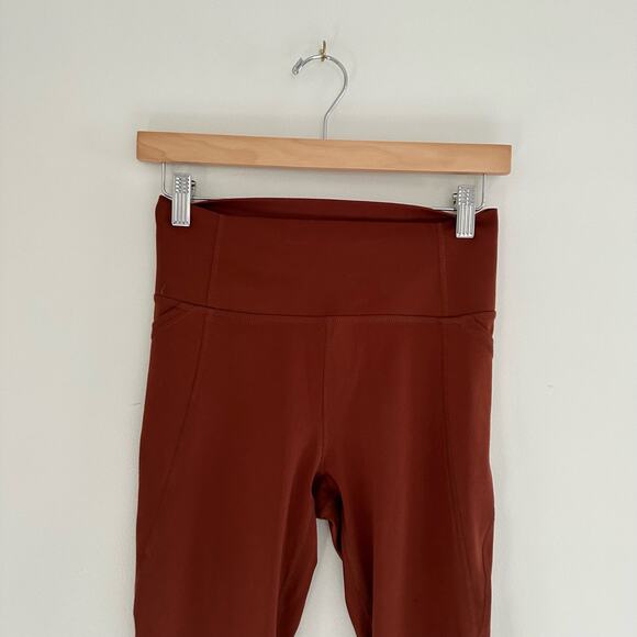 All In Motion High Waist Activewear Leggings Red XS - Picture 3 of 8